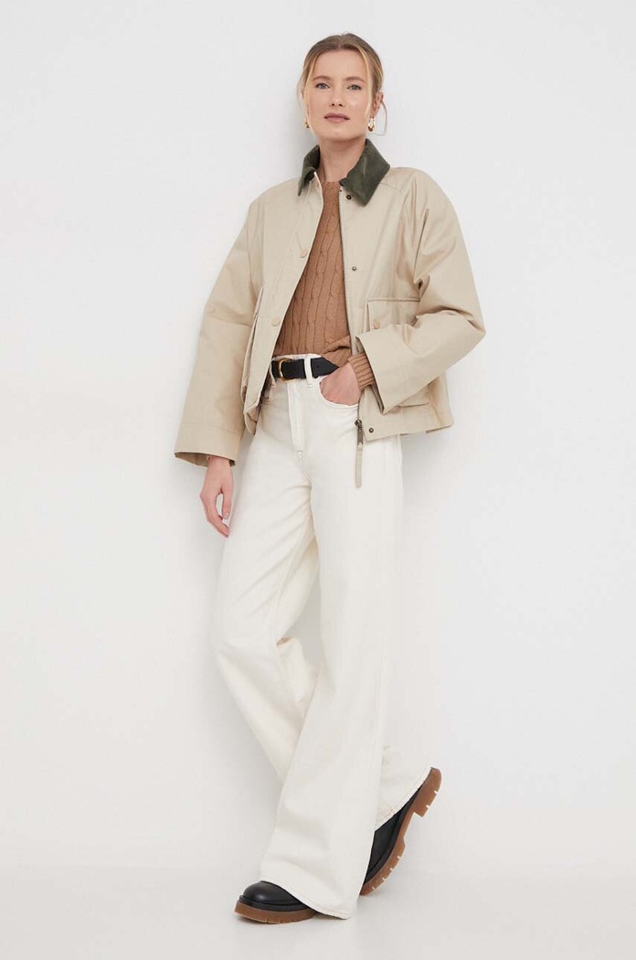 Βαμβακερό πουλόβερ Polo Ralph Lauren 211943903 μπεζ AW25