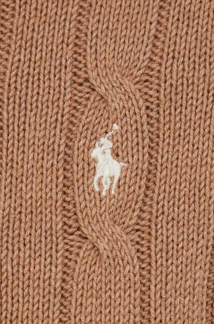 Βαμβακερό πουλόβερ Polo Ralph Lauren 211943903 μπεζ