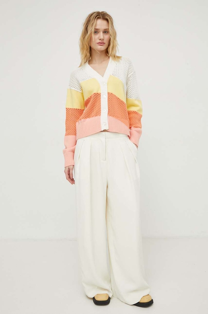 PS Paul Smith kardigan bawełniany W2R.741N.M31178 multicolor SS24