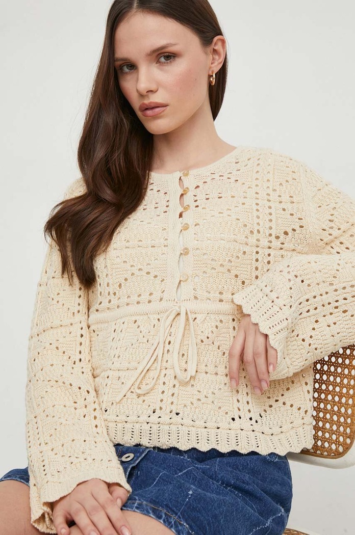 Pepe Jeans sweter GAELLE pozostałe beżowy PL702106