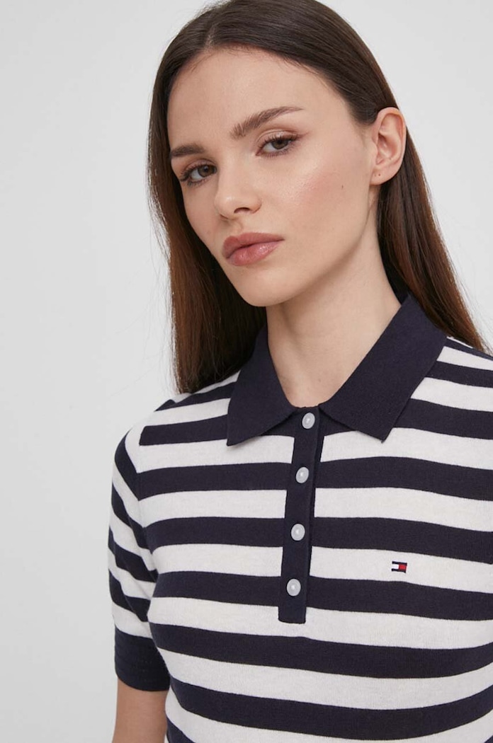 Tommy Hilfiger pulóver sötétkék WW0WW37937