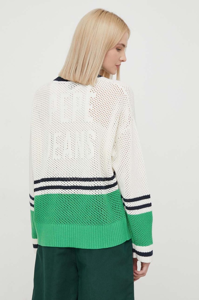Îmbrăcăminte Pepe Jeans Pulover de bumbac PL702139 bej