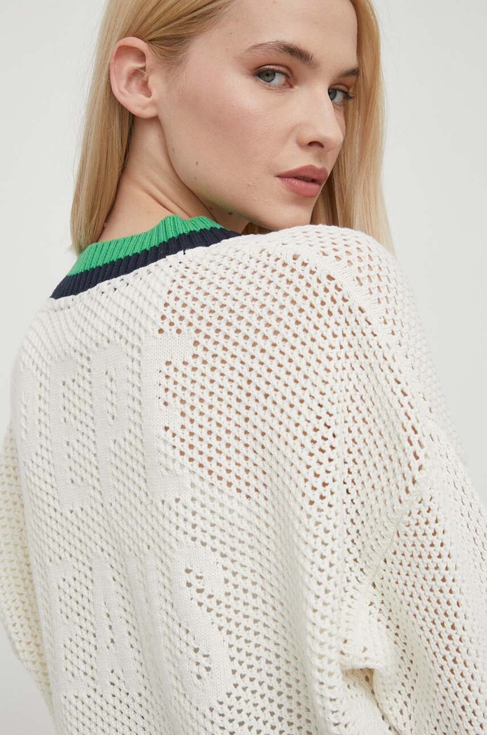 Pulover de bumbac Pepe Jeans PL702139 bej