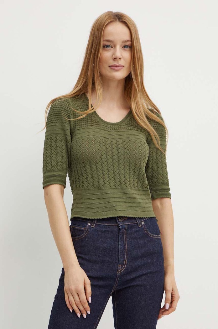 Twinset sweter pozostałe zielony 241TT3162