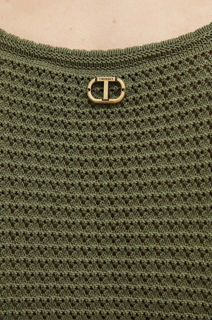 Twinset sweter 241TT3162 zielony