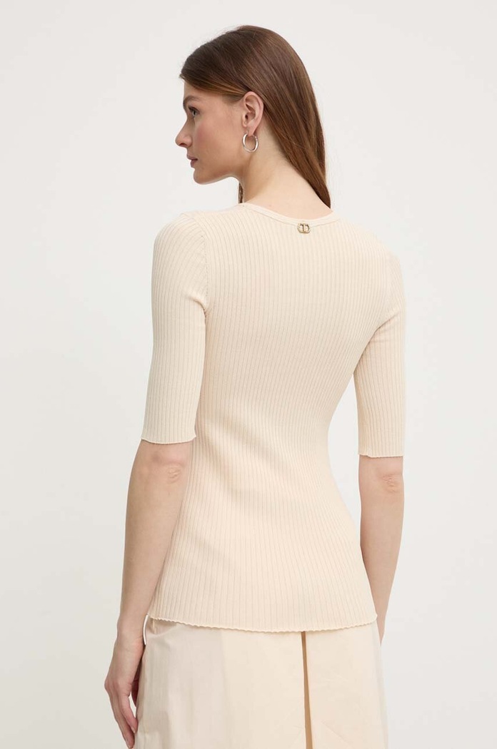 Odzież Twinset bluzka 241TT3154 beżowy