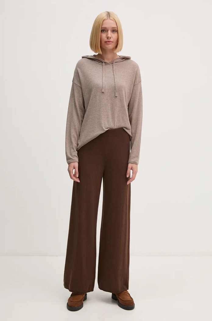 United Colors of Benetton sweter z domieszką wełny 1035D201V beżowy AW24