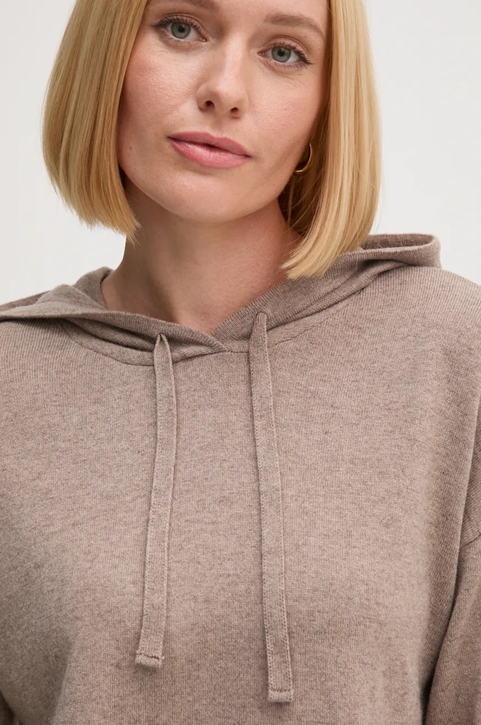 United Colors of Benetton sweter z domieszką wełny beżowy 1035D201V