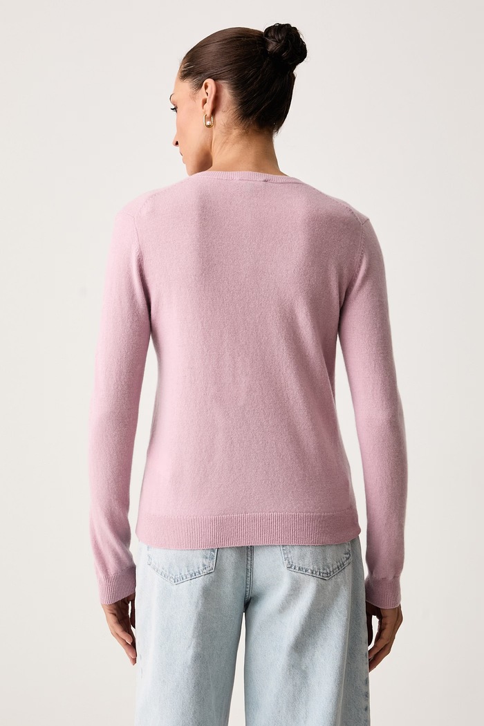 Odzież United Colors of Benetton Kardigan damski wełniany 1002D5485 różowy