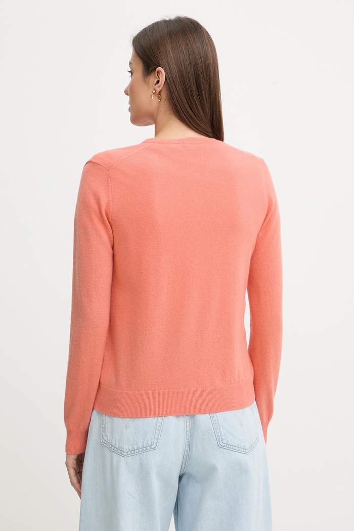 Oblečení Vlněný kardigan United Colors of Benetton 1002D5485 oranžová
