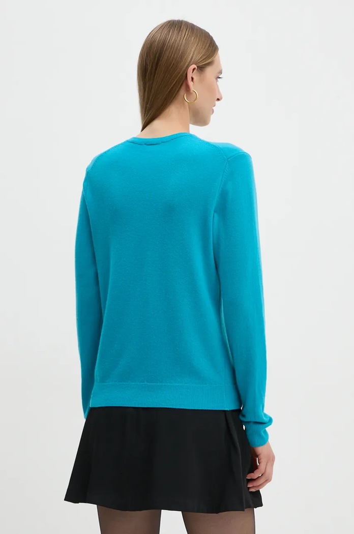 Oblečení Vlněný svetr United Colors of Benetton 1002D5485 tyrkysová