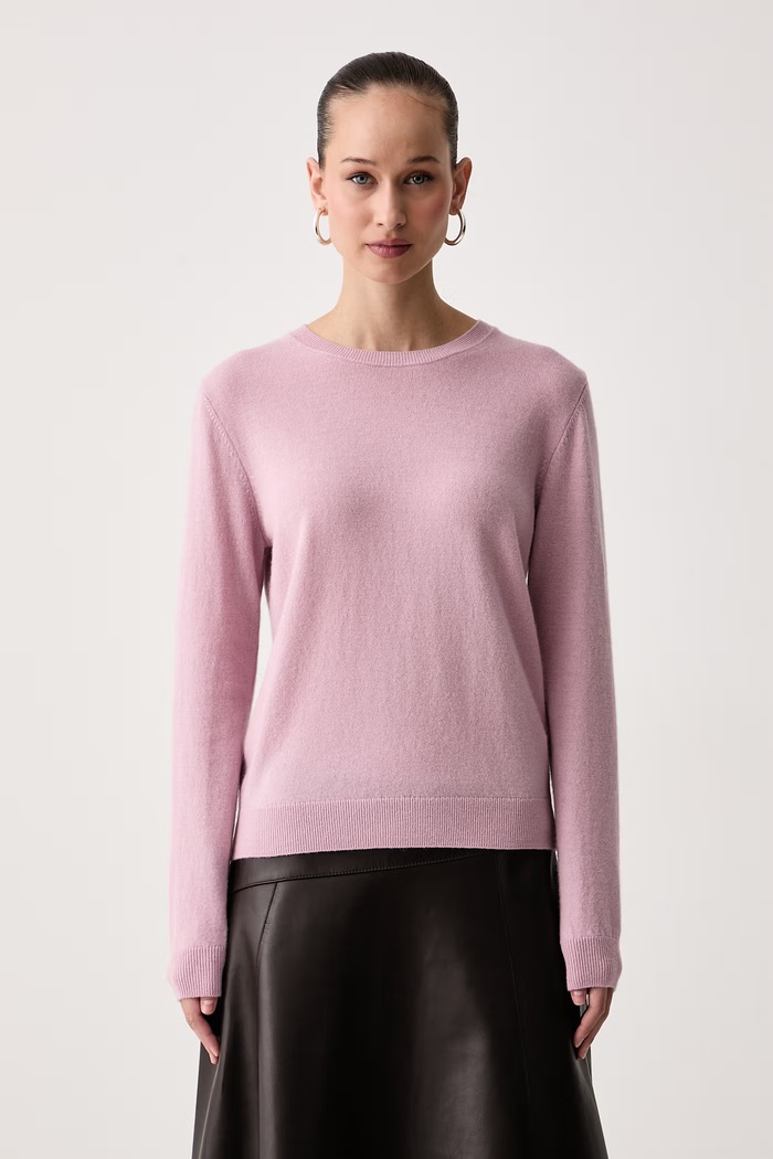 United Colors of Benetton Sweter damski wełniany różowy 1002D1K01