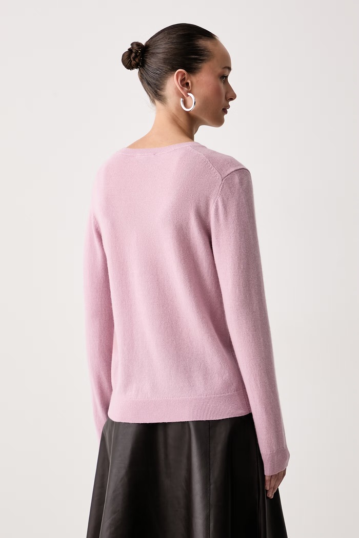 Odzież United Colors of Benetton Sweter damski wełniany 1002D1K01 różowy