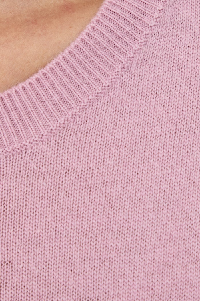 Sweter damski wełniany United Colors of Benetton różowy 1002D1K01
