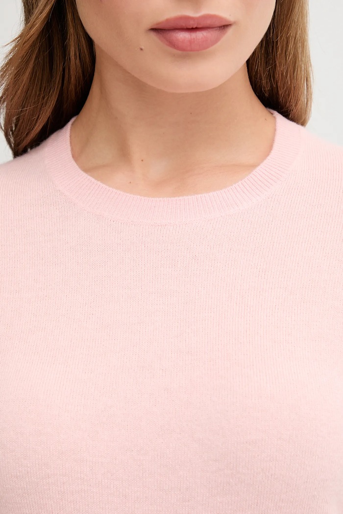 United Colors of Benetton sweter wełniany 1002D1K01 różowy