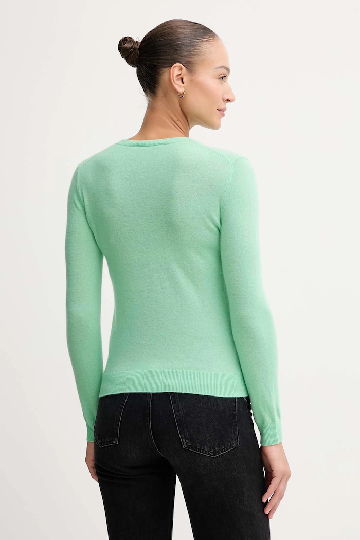 Odzież United Colors of Benetton sweter wełniany 1002D1K01 zielony