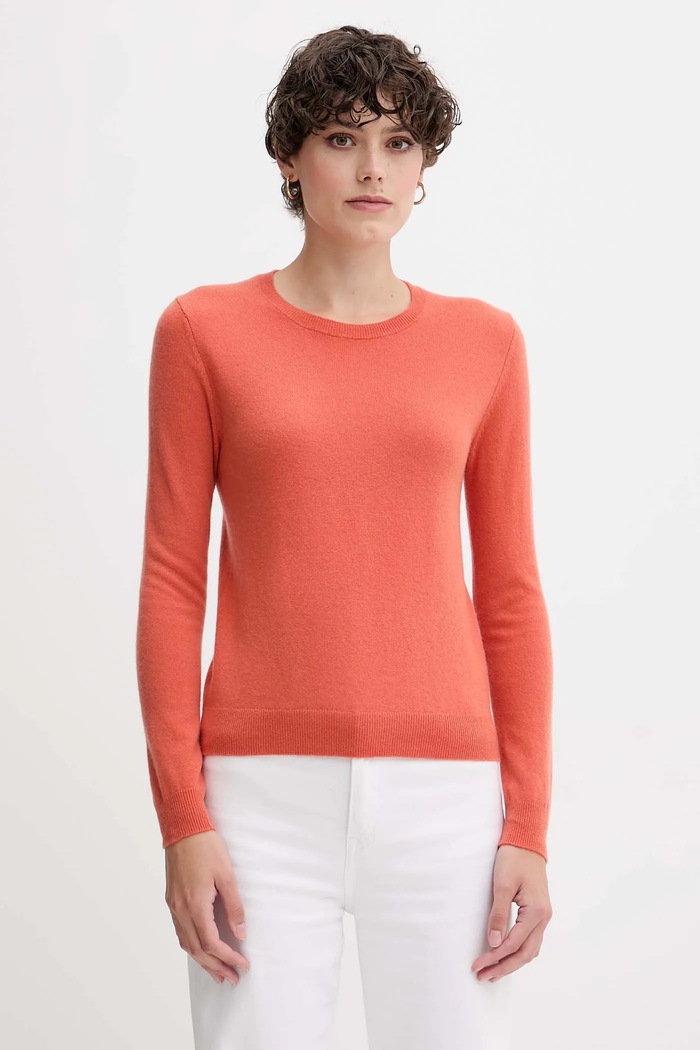 United Colors of Benetton pulover de lână subtiri portocaliu 1002D1K01