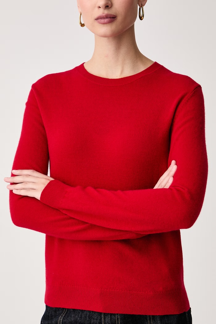 Sweter damski wełniany United Colors of Benetton 1002D1K01 czerwony