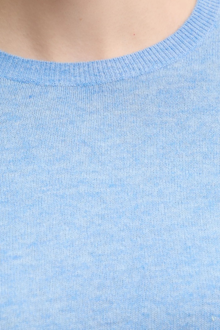 United Colors of Benetton gyapjú pulóver 1002D1K01 kék