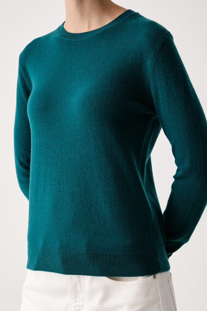 Sweter damski wełniany United Colors of Benetton 1002D1K01 turkusowy