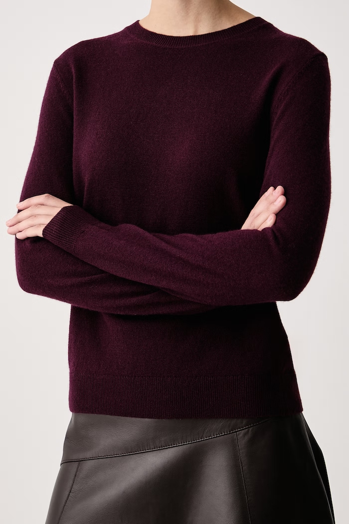Sweter damski wełniany United Colors of Benetton 1002D1K01 bordowy