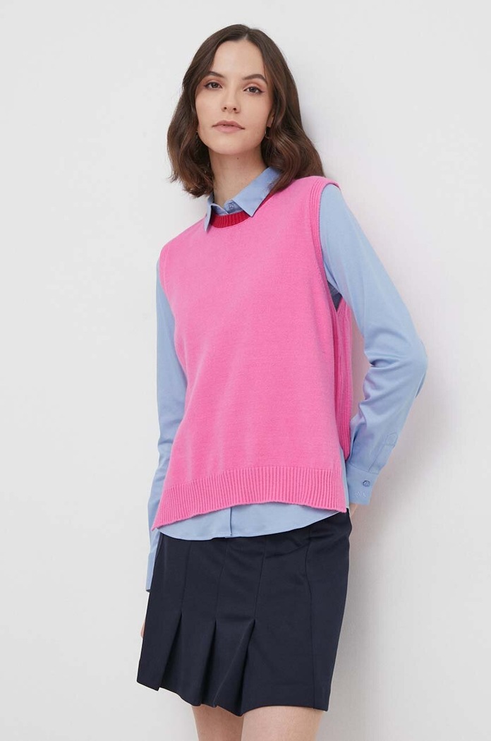 Vesta United Colors of Benetton hladký růžová 1266D109N