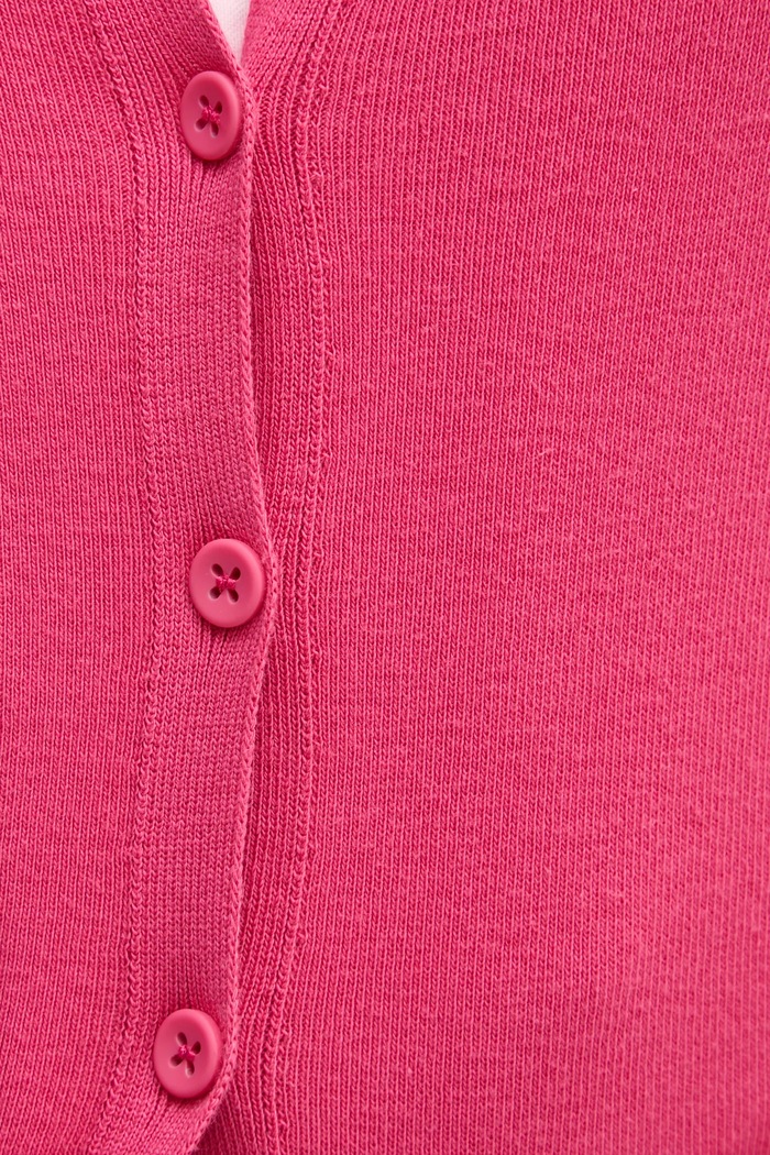 United Colors of Benetton kardigan bawełniany 1091D5558 różowy