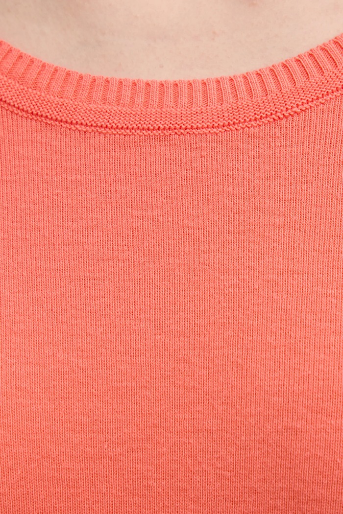 United Colors of Benetton sweter bawełniany pomarańczowy 1091D1M08