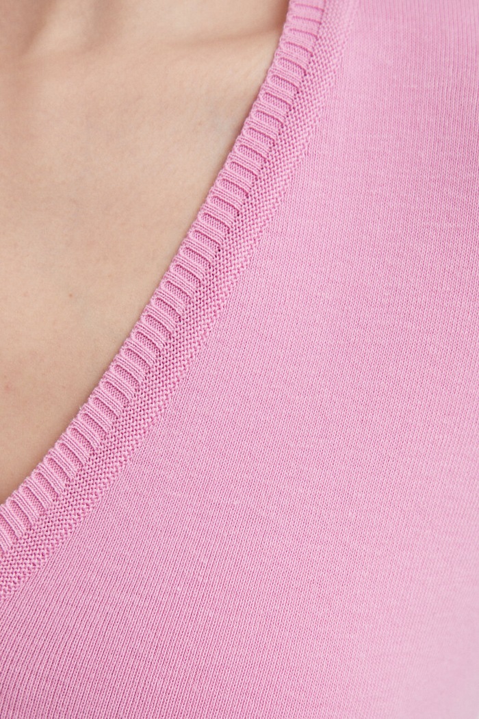 United Colors of Benetton sweter bawełniany 1091D4625 różowy
