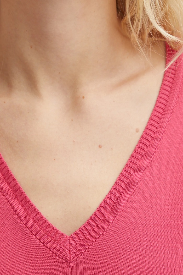 United Colors of Benetton sweter bawełniany 1091D4625 różowy