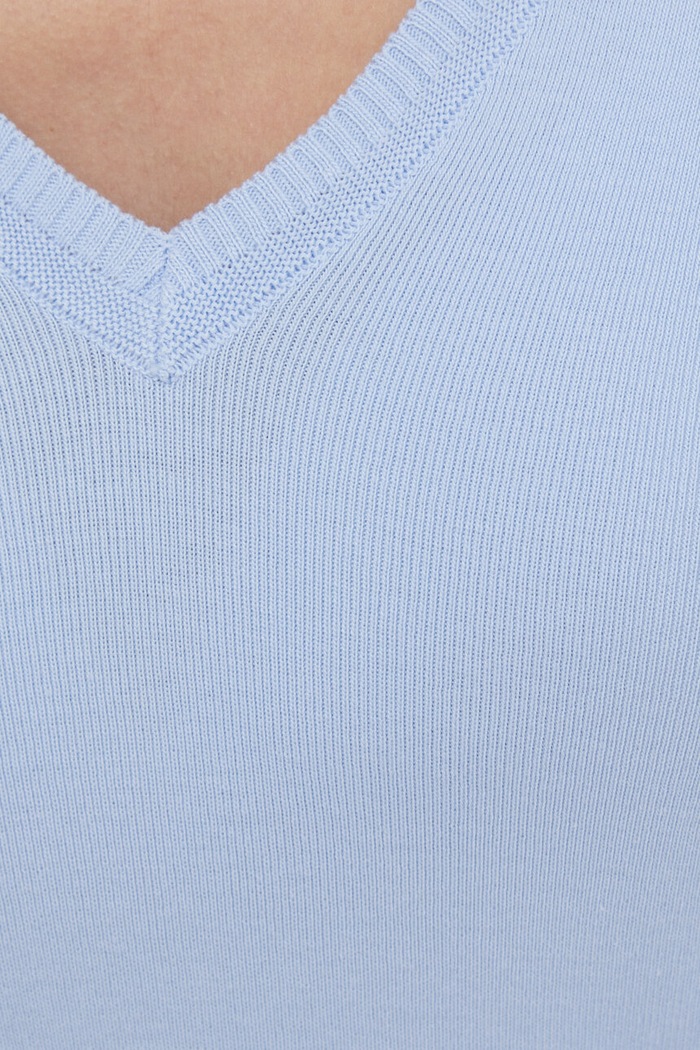 United Colors of Benetton sweter bawełniany 1091D4625 niebieski