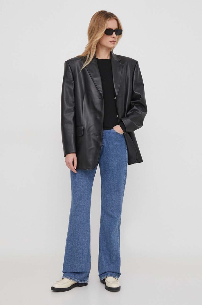 Sisley sweter 1B7YM104G czarny SS24