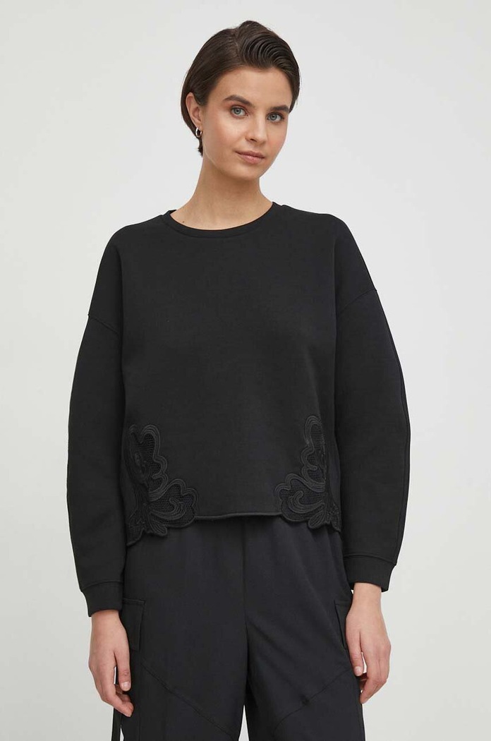 Sisley bluza z elastanem czarny 3YL9L104Y