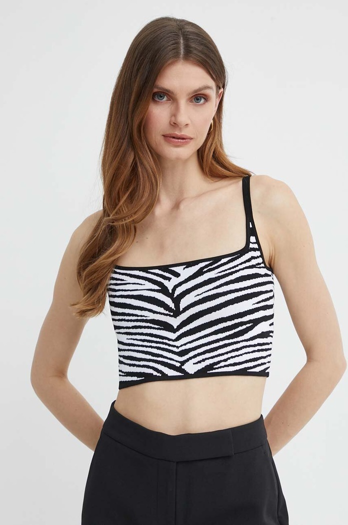 Top MICHAEL Michael Kors černá MS460WFEGE