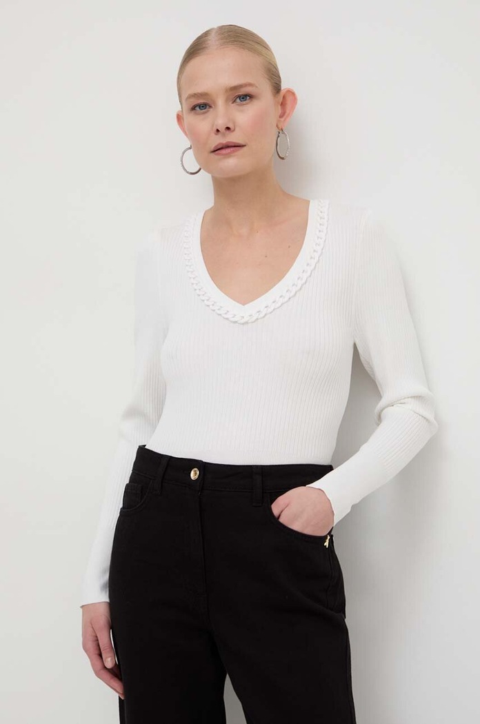 Morgan sweter MCORDE szpic biały MCORDE.OFF.WHITE
