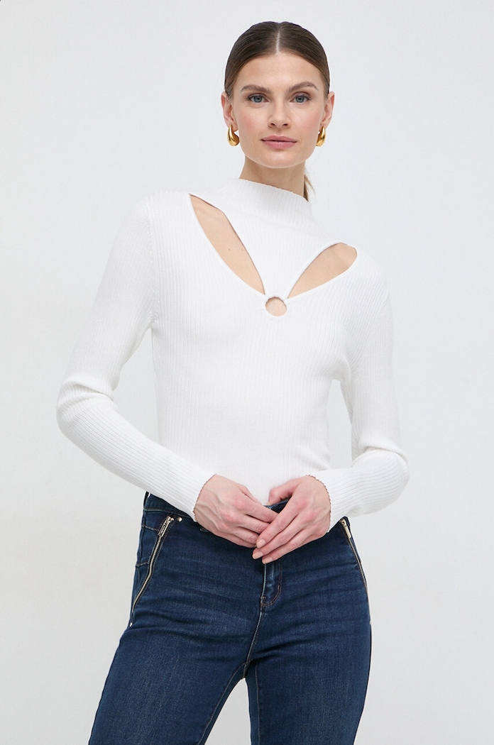 Πουλόβερ Morgan MELINE άλλο λευκό MELINE.OFF.WHITE