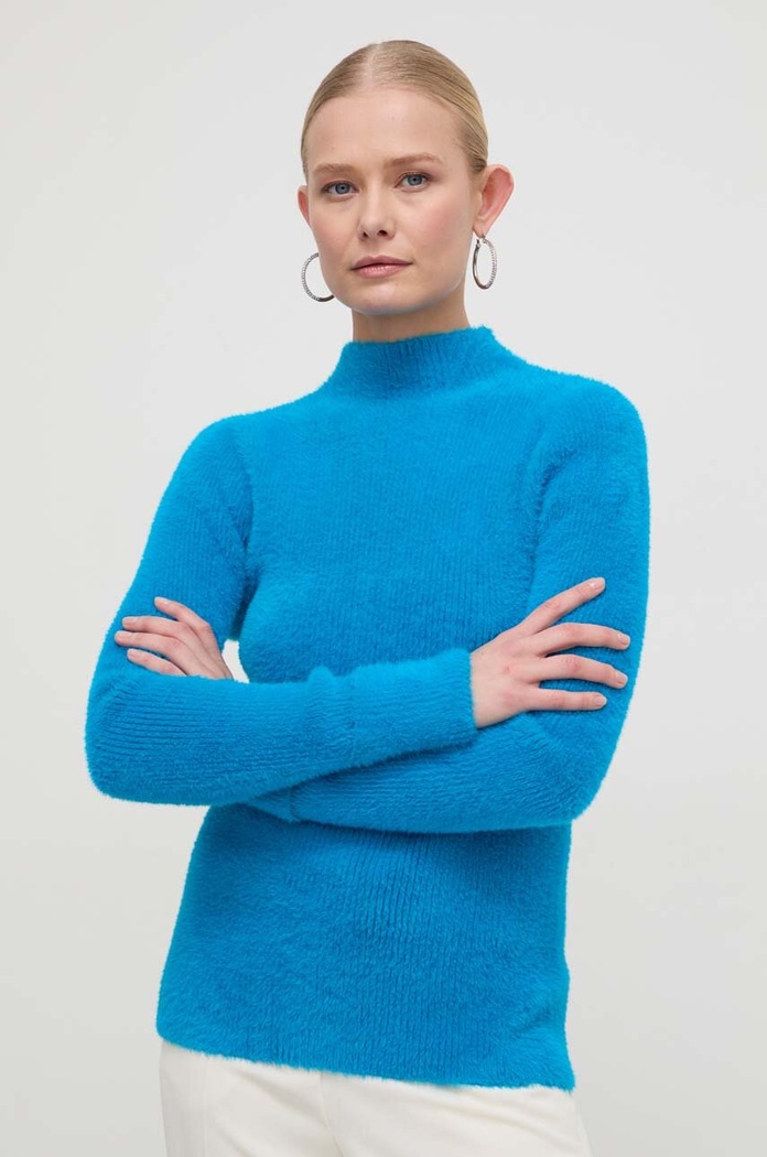 Morgan sweter MORIK.N pozostałe niebieski MORIK.N.CURACAO