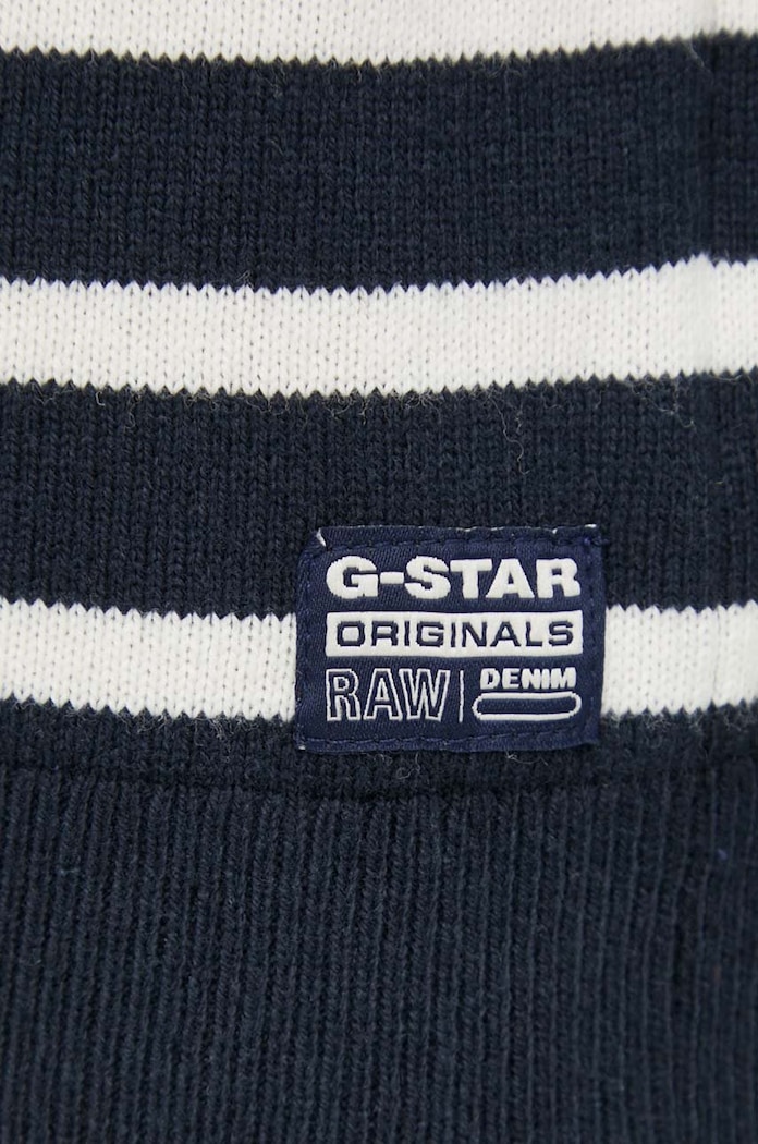 Sveter s prímesou vlny G-Star D24489.D563 tmavomodrá