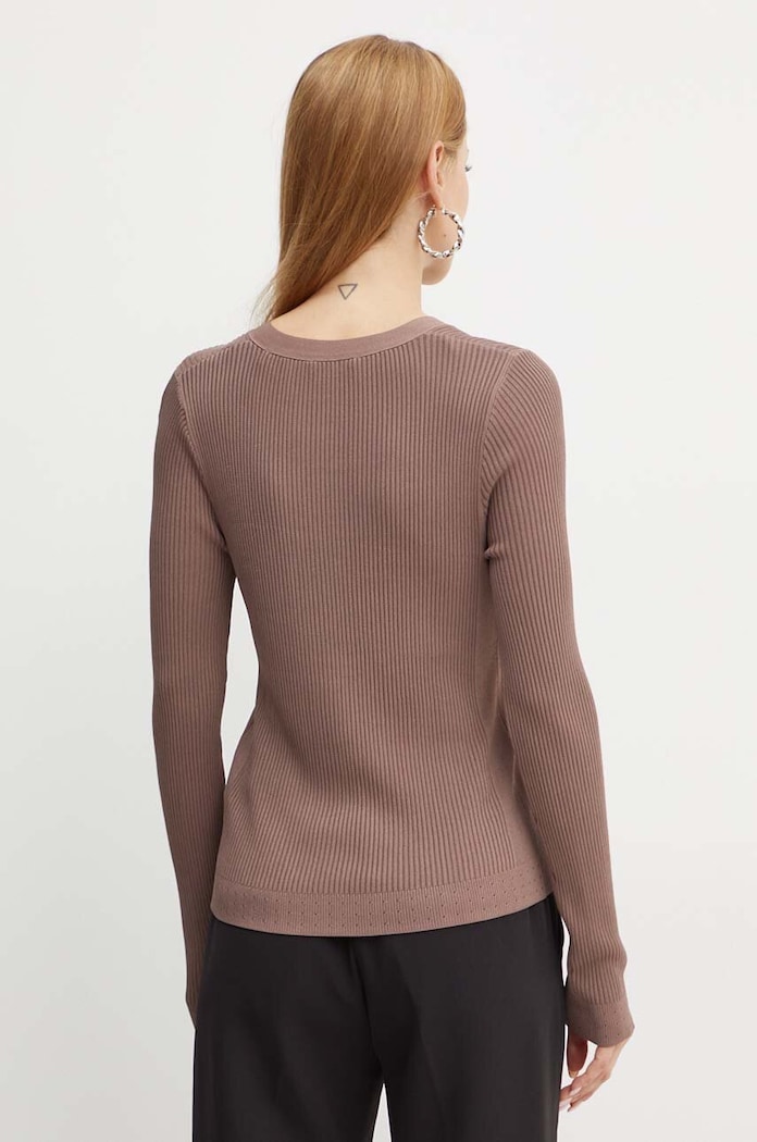 Odzież Guess kardigan KAILEY W4GR41.Z2U00 brązowy