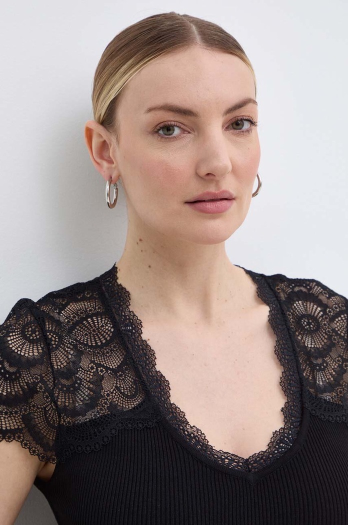 Morgan bluza MSTACY negru MSTACY.NOIR