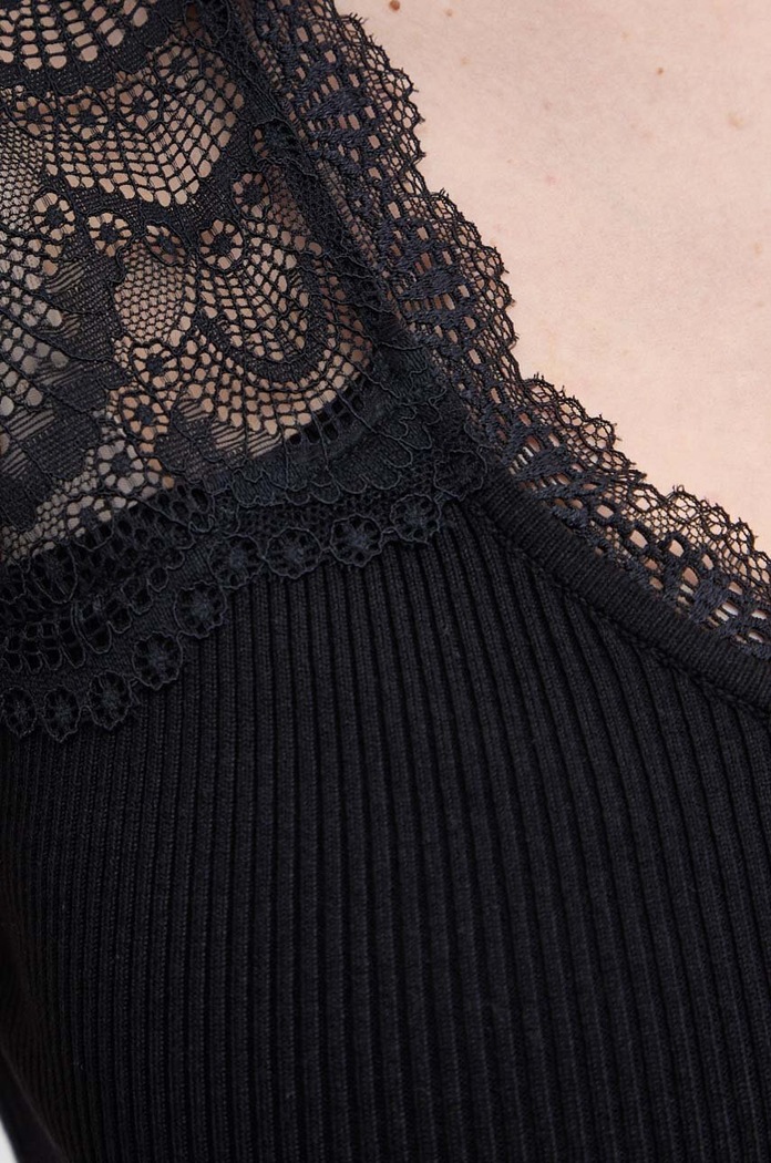 Morgan bluza MSTACY MSTACY.NOIR negru