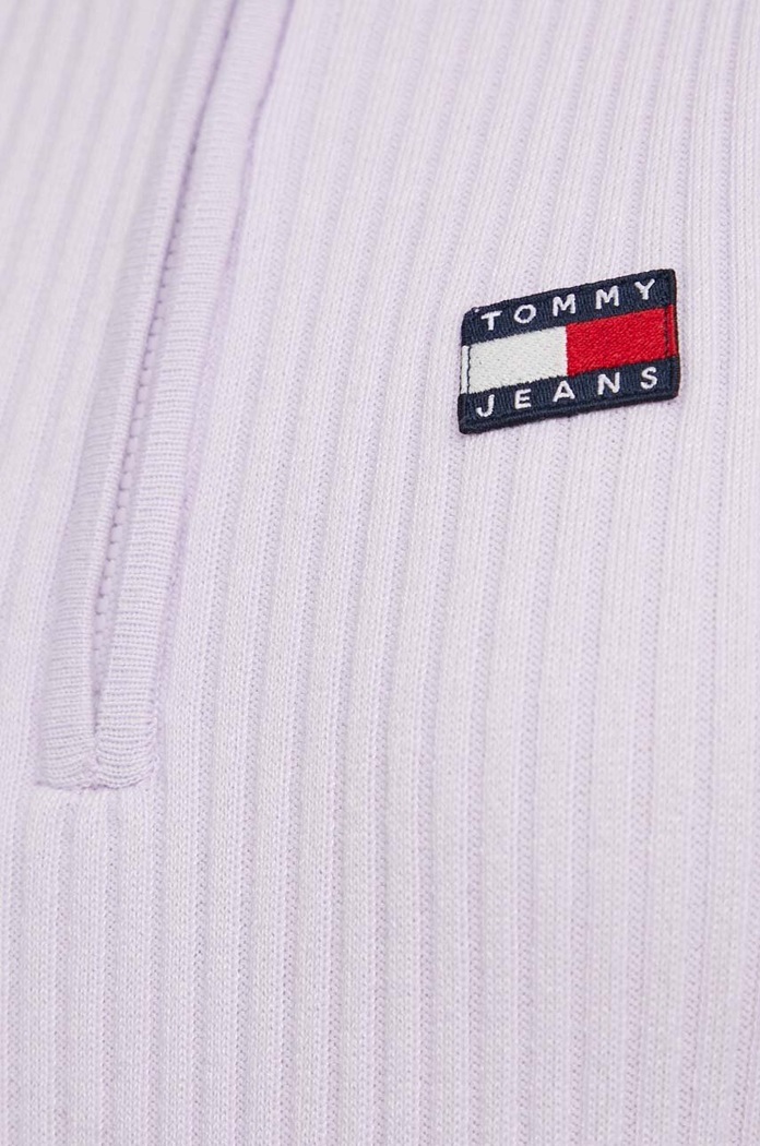 Tommy Jeans top DW0DW17754 fioletowy