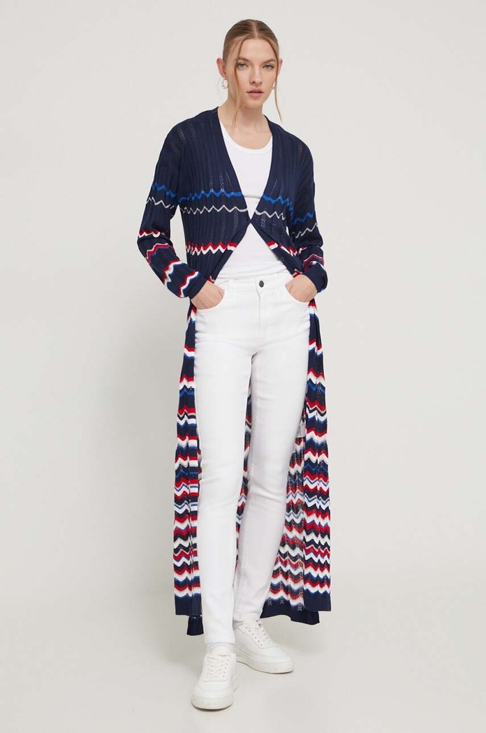 Жилетка Desigual CLOË тънък тъмносин 24SWJF39