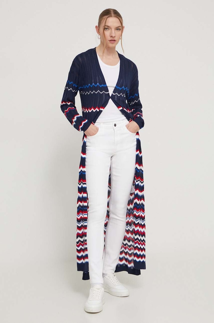Жилетка Desigual CLOË тънък тъмносин 24SWJF39