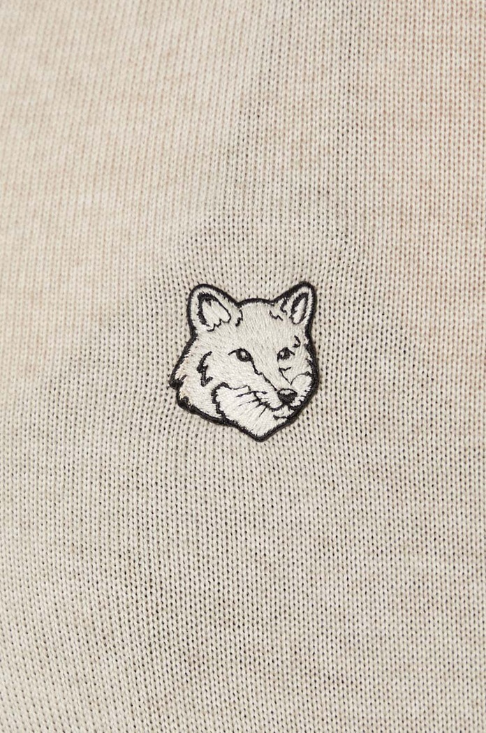 Maison Kitsuné wool cardigan Bold Fox Head Patch Regular Cardigan MW00508KT1036