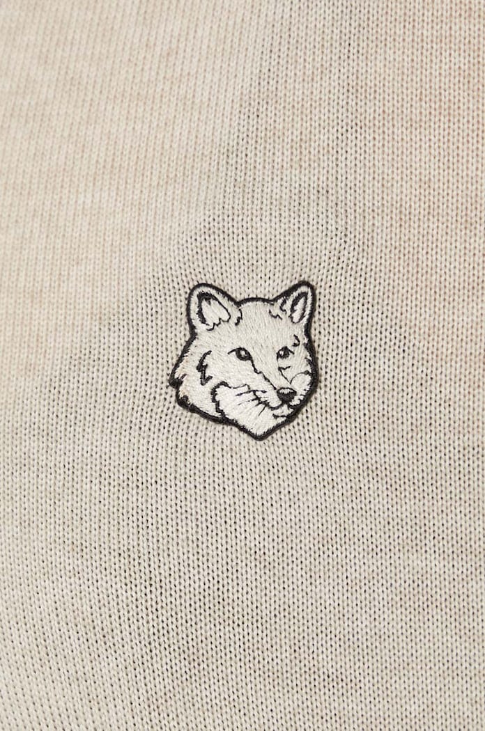 Maison Kitsuné wool cardigan Bold Fox Head Patch Regular Cardigan MW00508KT1036