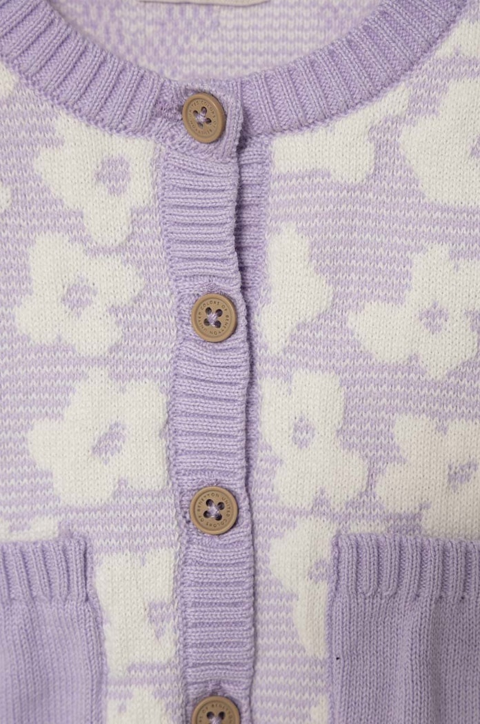 Κοριτσίστικα Παιδικό κάρδιγκαν United Colors of Benetton 1136B500P.W.Seasonal μωβ