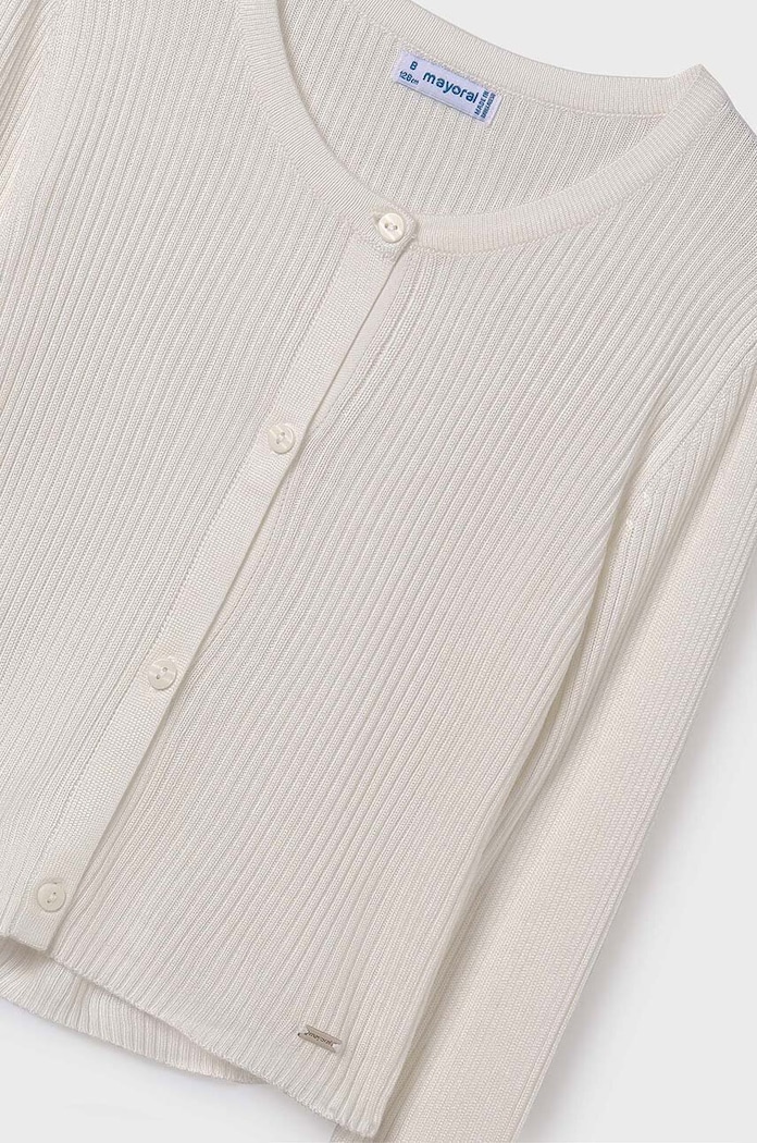 Fete Mayoral cardigan copii 6338.8B.Junior.PPYH bej