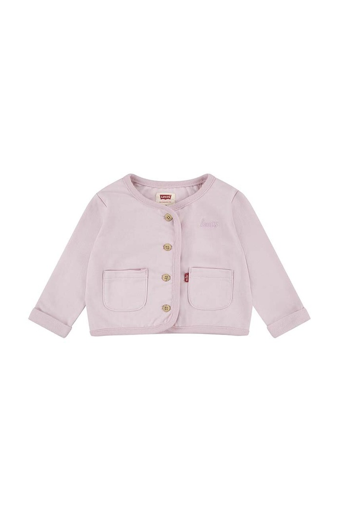 Levi's Cardigan bebe 1EK212 roz SS24
