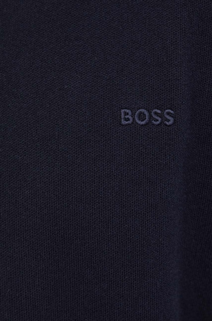 BOSS kardigan bawełniany 50505998 granatowy